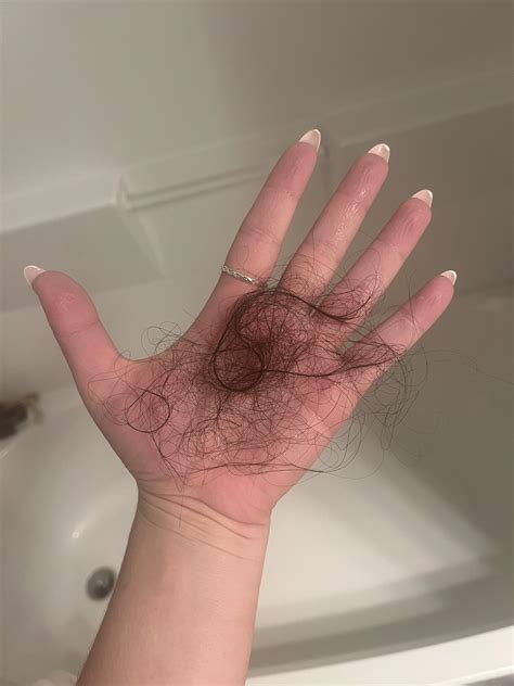 Shedding-is this a normal amount of shedding from washing my hair in the shower? I have medium ...