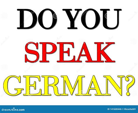 Do you speak German stock illustration. Illustration of teacher - 141600446