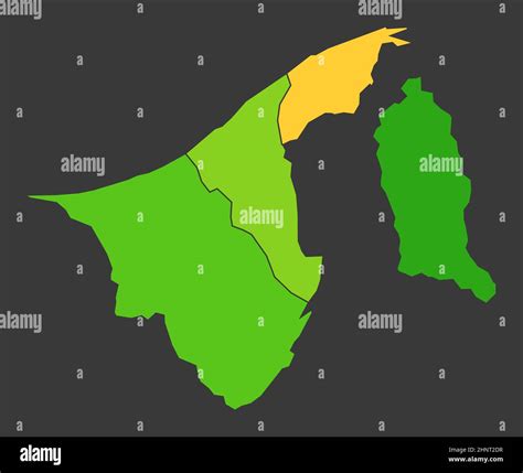 Brunei population heat map as color density illustration Stock Photo - Alamy