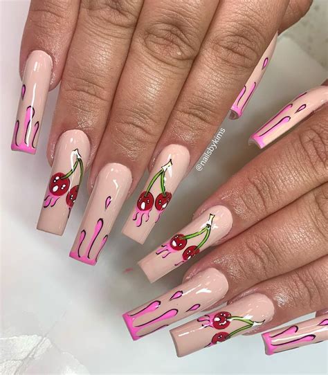 22 Cherry Nail Designs for Your Playful and Vibrant Manicure