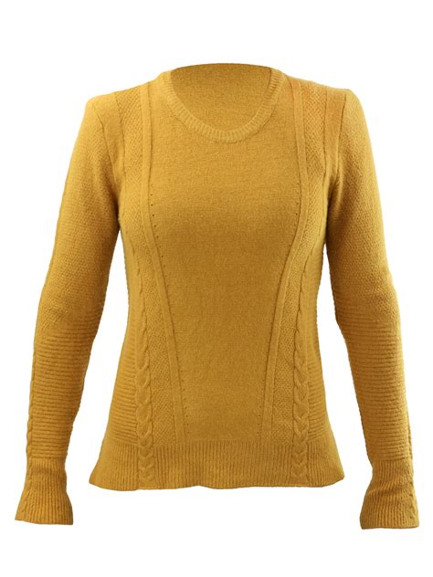 Mustard Yellow Knit Sweater at Alfred Willeford blog