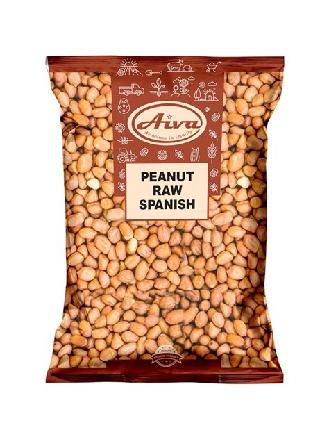 Amazon.com : Aiva Raw Spanish Peanuts (5 LB) Bulk – Whole Unsalted ...