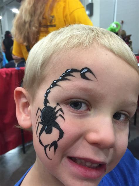 Easy Spider Face Painting
