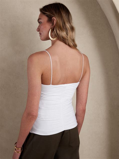Dani Ruched Camisole | Banana Republic