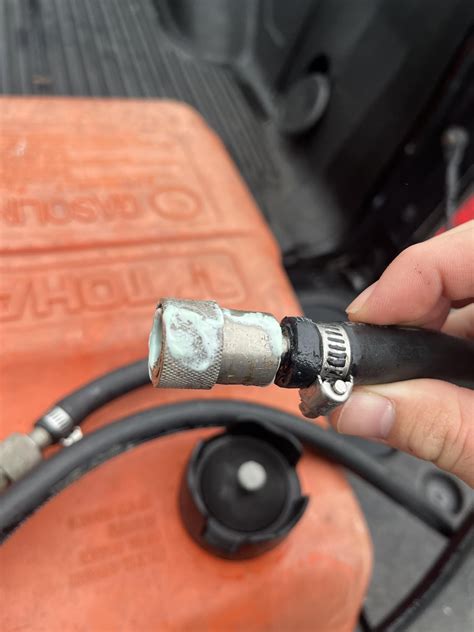 What is this stuff? Found on fuel line. (Mixed non-ethanol fuel with 2 ...