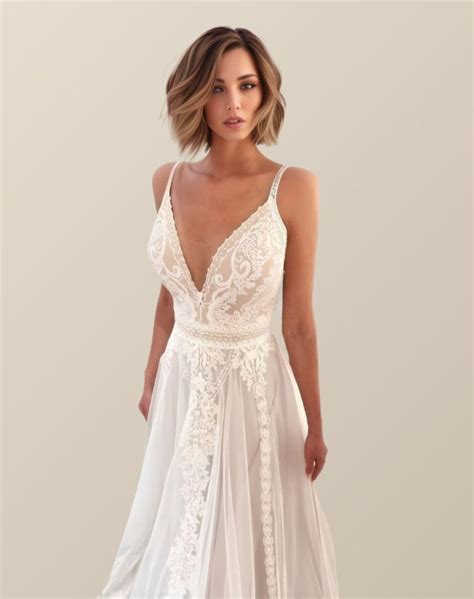 LULA Bridal - HAVEN Wedding Dress | Bohemian Bridal Lace Dress – Lula Bridal