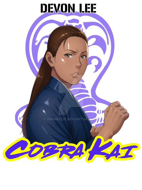Cobra Kai anime Devon Lee by Ainimeflip on DeviantArt