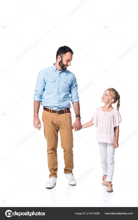 Fathers And Daughters Holding Hands