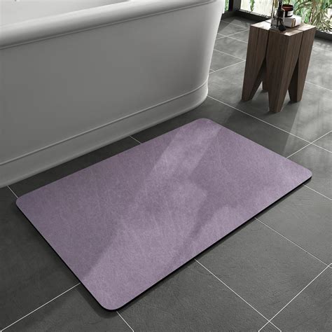 Amazon.com: MontVoo -Bath Mat Rug-Rubber Backing Non Slip Quick Dry ...