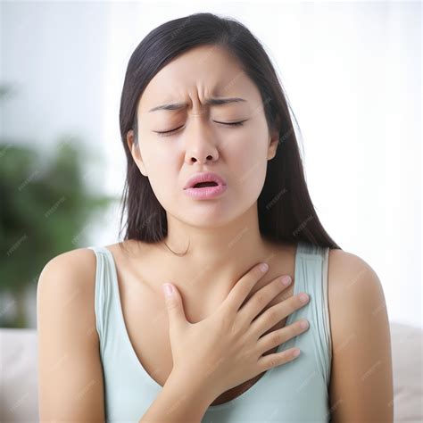 Premium AI Image | breathing problems chest pain coughing diarrhea ...