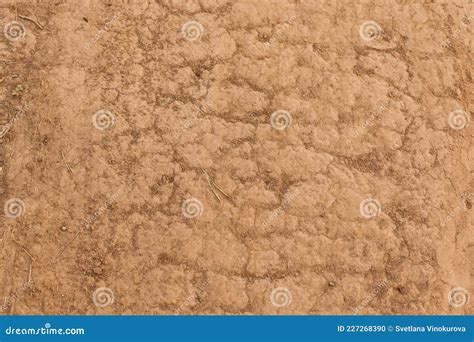 Dry, Stony Soil Of Brown Color With Cracks. Clay. Nature. Background ...
