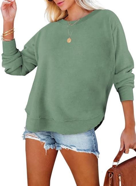 SHEWIN Fall Outfits Women Trendy Oversized Sweatshirts for Women Loose ...