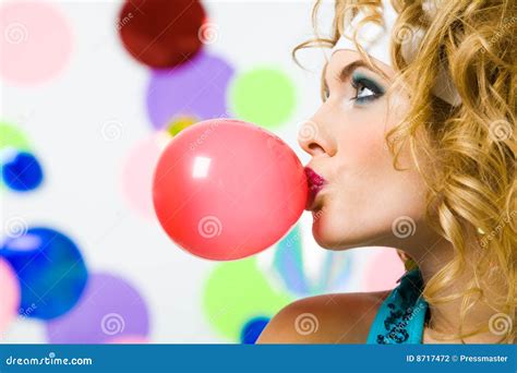 Blowing Bubble Gum Photography