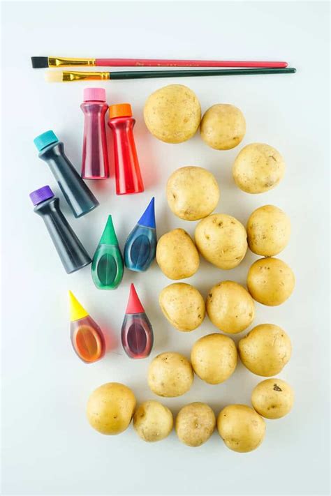 Dyed Potatoes for Easter Eggs (Easter Potatoes)