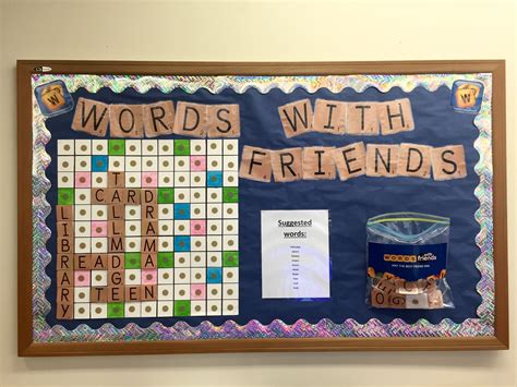 Words with Friends- Interactive Teen Board- Tallmadge … | Friends bulletin board, Interactive ...