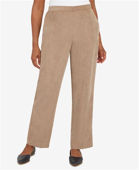 Alfred Dunner Plus Size Stonehenge Corduroy Pull-on Straight Leg ...