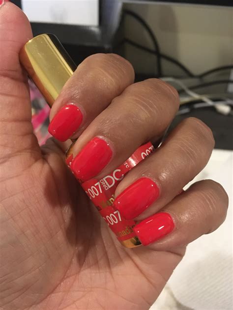 Finally getting Princess nail shape down and found the perfect red ...