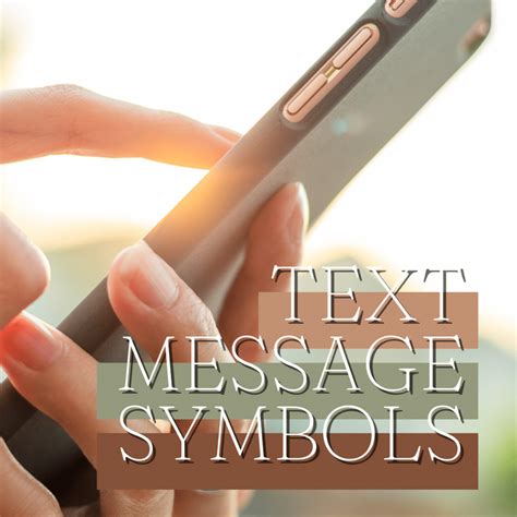 Text Message Symbols and Meanings {Abbreviations & Emojis} - Wondermom ...
