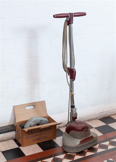 Lot - A vintage electrolux floor polisher.