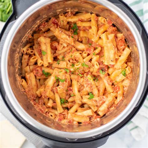 Cooking Pasta In Instant Pot With Sauce at Sara Gardner blog