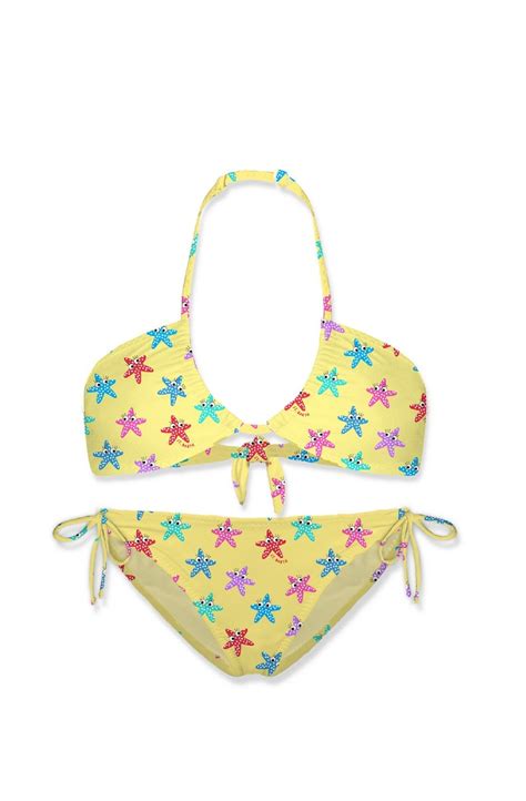 MC2 SAINT BARTH Girls Bandeau Bikini Aryanna Star Girl | HAMAC Beach Boutique