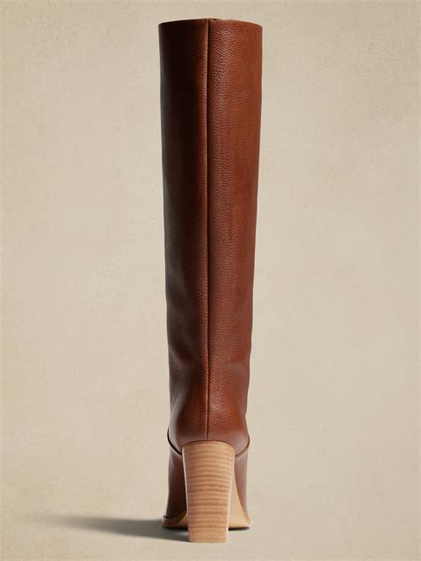 Lorca Leather Boot | Banana Republic
