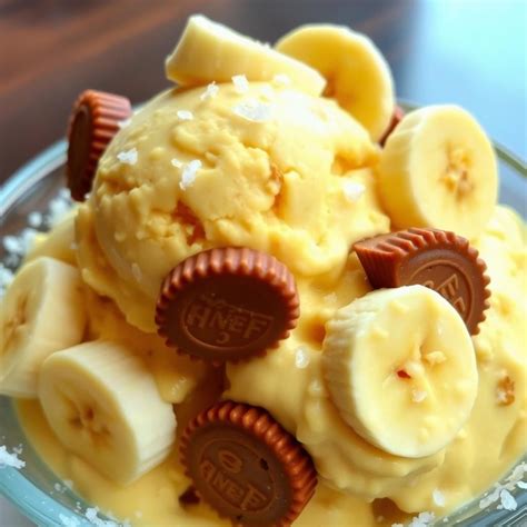 Banana Peanut Butter Ice Cream Recipe | Vegan Option | Easy Dessert ...