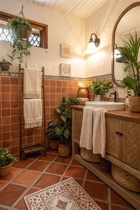 18+ Charming Vintage Bathroom Tile Ideas