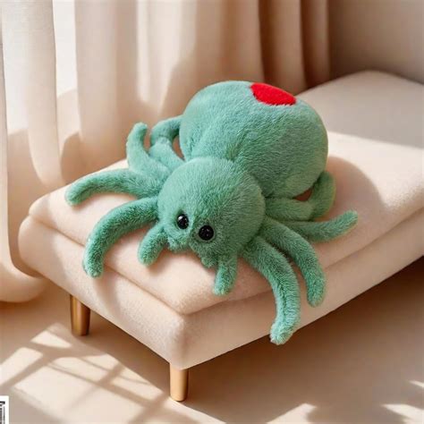 Amazon.com: XItbyja Halloween Stuffed Animal Spider Plush Soft Fur ...
