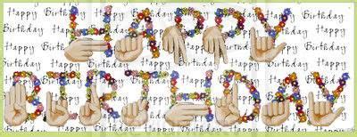 Happy Birthday fingerspelling | American sign language, Sign language ...