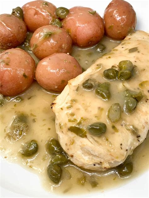 Slow Cooker Chicken Piccata - Hot Rod's Recipes