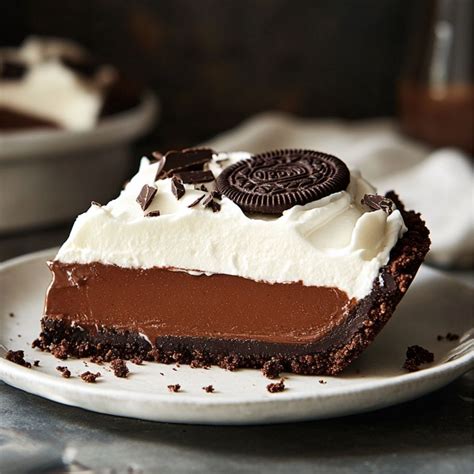 No-Bake Chocolate Cream Pie