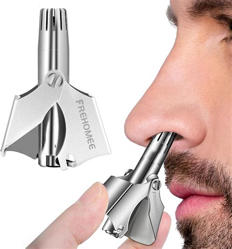 Amazon.com: FREHOMEE Manual Nose Hair Trimmer for Man & Woman,No ...