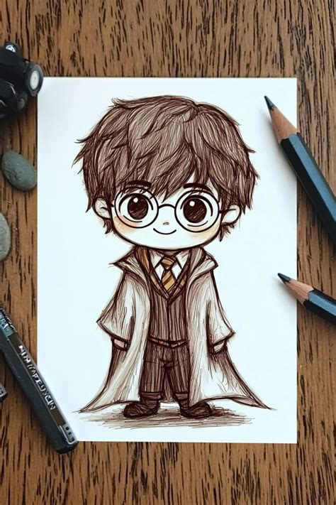 Whimsical Cute Drawings Harry Potter Art to Spark Creativity | Cute ...