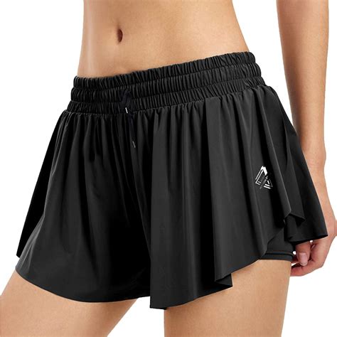 Butterfly Shorts for Women Athletic Gym Workout Running Skirt Kiki Kona ...