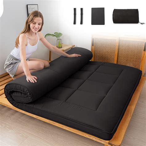 MAXYOYO Japanese Futon Mattress Queen Mattress Roll Up Mattress Floor ...