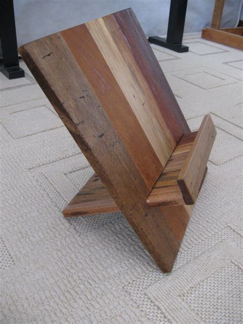 Rustic 2 tone brown wood cookbook holder – Artofit