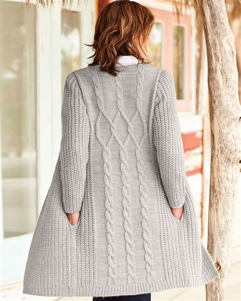 Womens Long Cardigan Knitting Pattern at Maria Couch blog