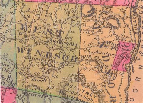 West Windsor Vermont Map at Lois Coffman blog