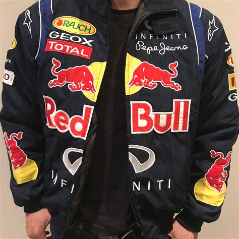 Nascar Jacket Red Bull Vintage Racing Jacket 90s F1 racing | Etsy