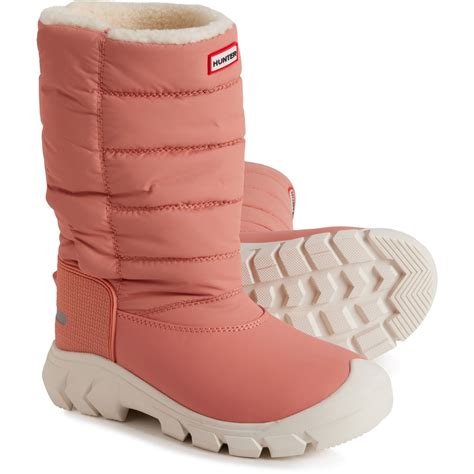 HUNTER Girls Tall Snow Boots - Waterproof, Insulated - Save 41%
