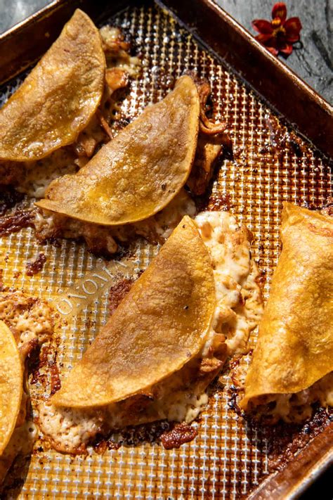 Sheet Pan Crispy Jalapeño Chicken Tacos. - Half Baked Harvest