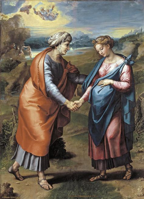 The Visitation (1518) by Raphael – Artchive