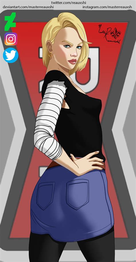 Xbooru - android 18 anime milf ass blonde hair blue eyes dragon ball ...