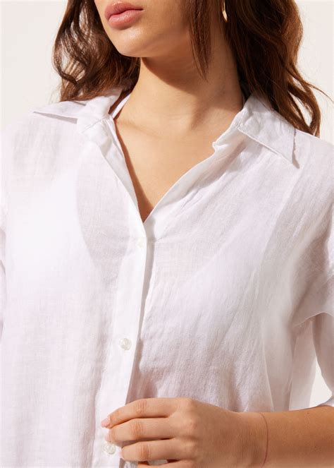 Linen Shirt Dress - Beachwear - Calzedonia