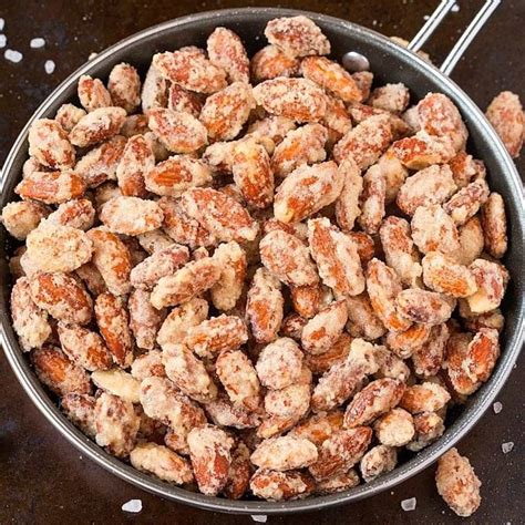 Crunchy Cinnamon Coated Almonds Recipe
