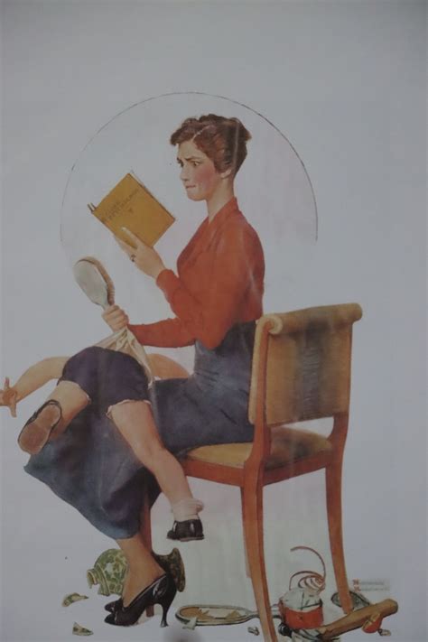Mother Spanking Child (1933) Norman Rockwell Artist Memories American ...