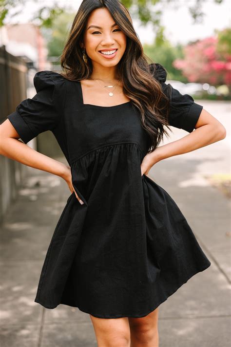 Beautiful Work Black Babydoll Dress - Shop the Mint