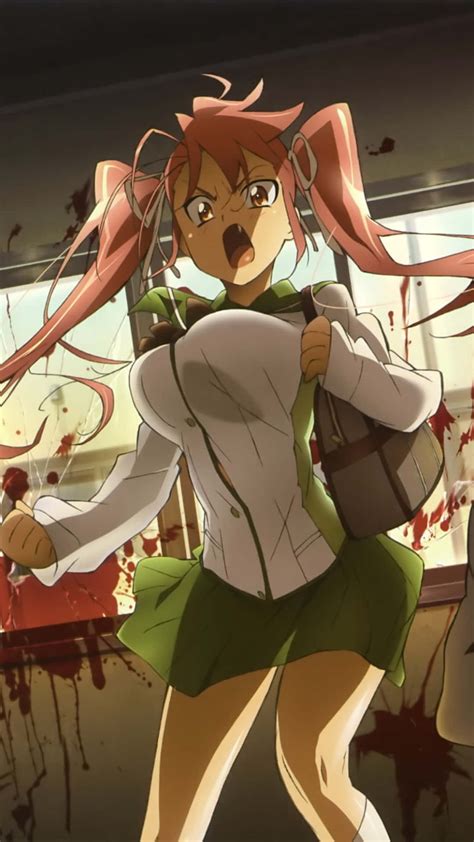 Download Survive the Apocalypse with Highschool of the Dead | Wallpapers.com