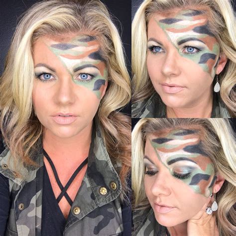 Camo makeup. Camouflage makeup. Fall look. All Younique. | Camo face ...